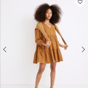 Lightspun Colette Mini Dress in Antique Gold